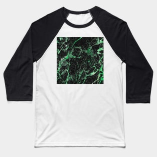 Jade green marble Baseball T-Shirt